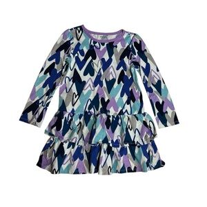 Gymboree Multicolor Heart Pattern Dress